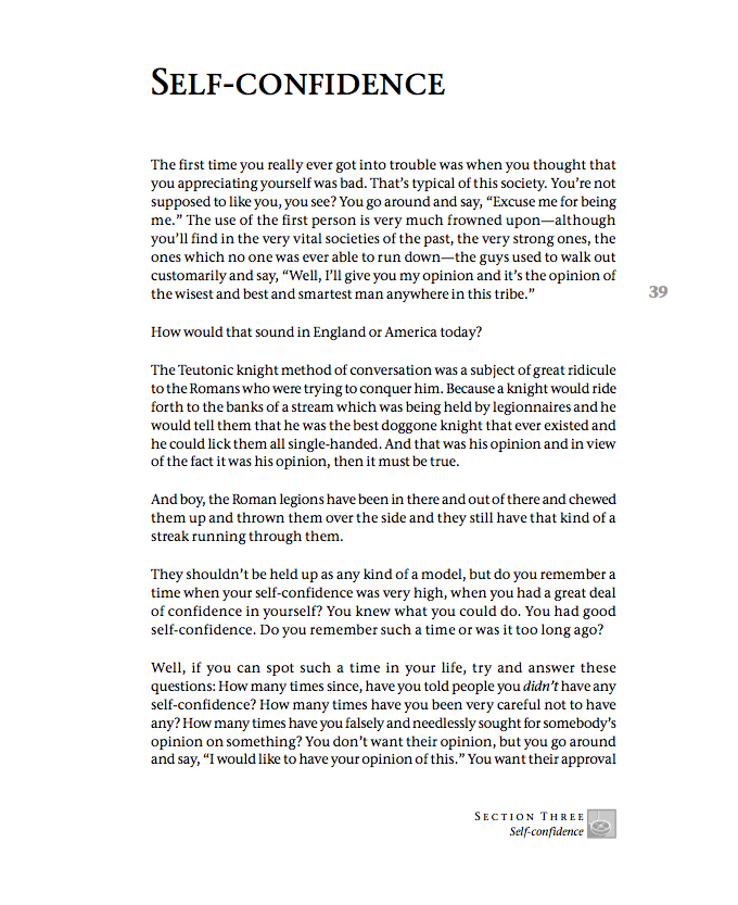paragraph on self confidence